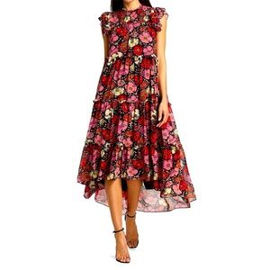 Cinq à Sept | Ricki floral Maxi Dress | Size 4
Midi tiered